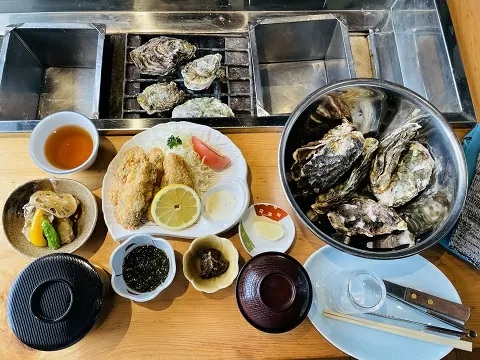 ふっくら春がきフルコースとトレインパーク白山